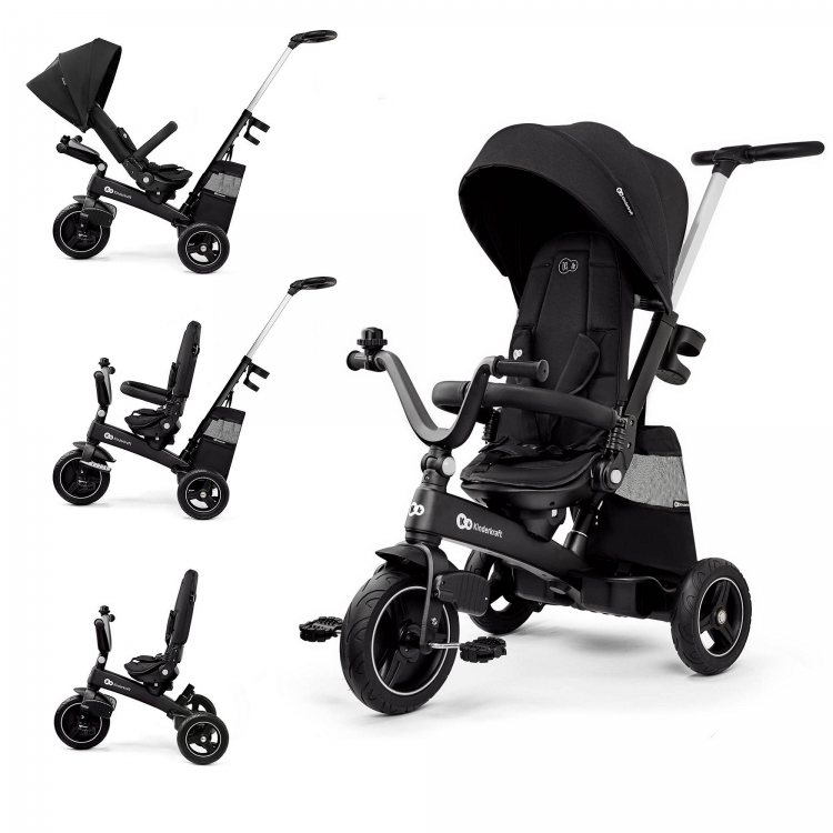 KINDERKRAFT TRICIKL EASY TWIST BLACK