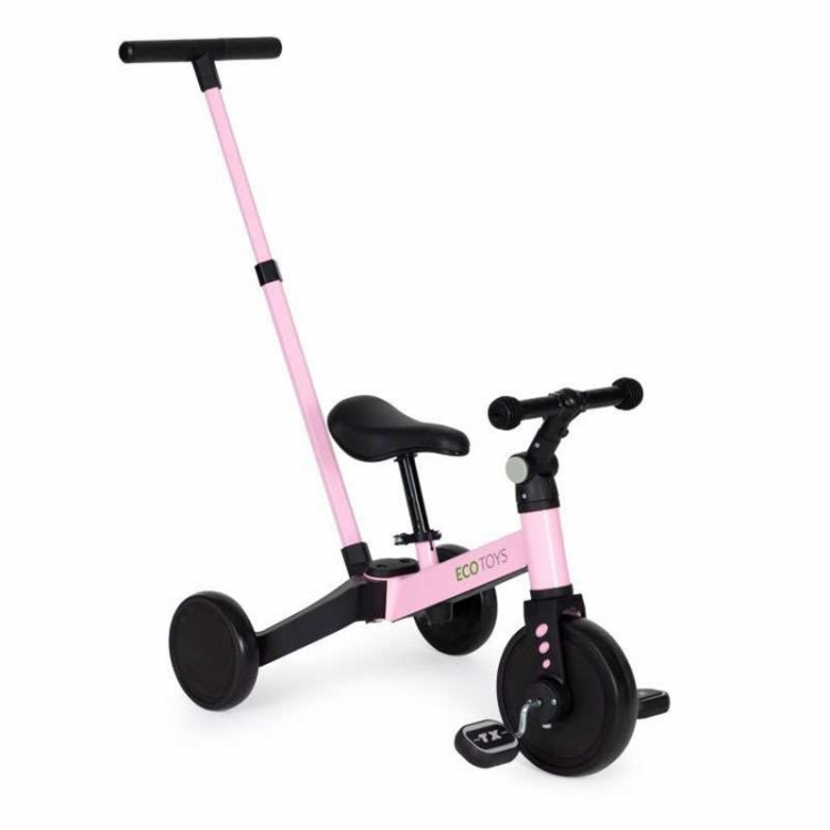 ECO TOYS TRICIKL 2U1 PINK