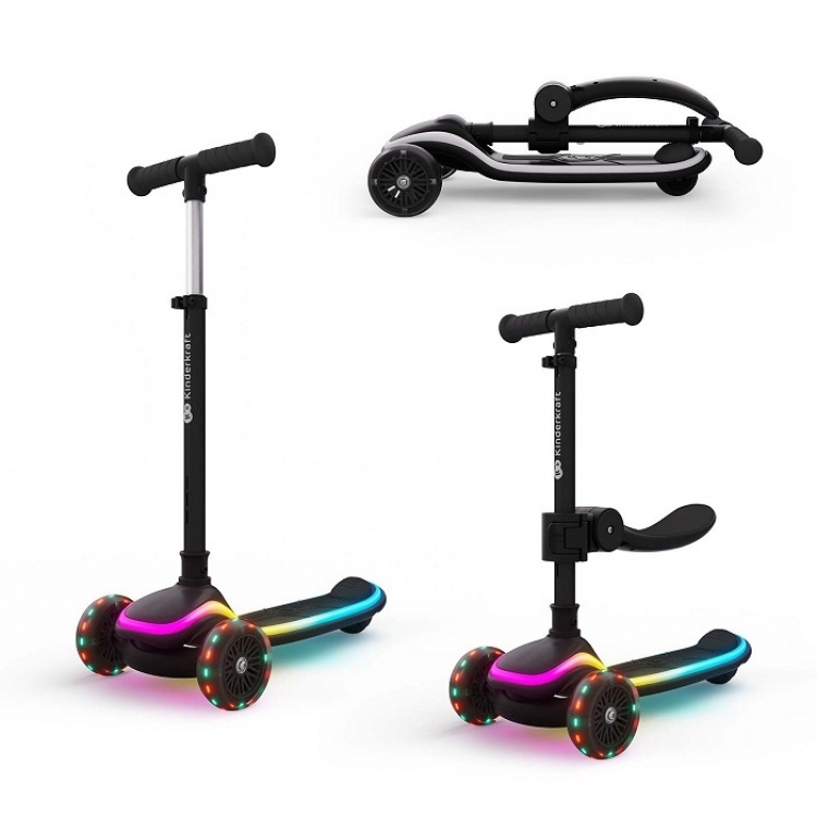 KINDERKRAFT RAKET UP TROTINET, BLACK