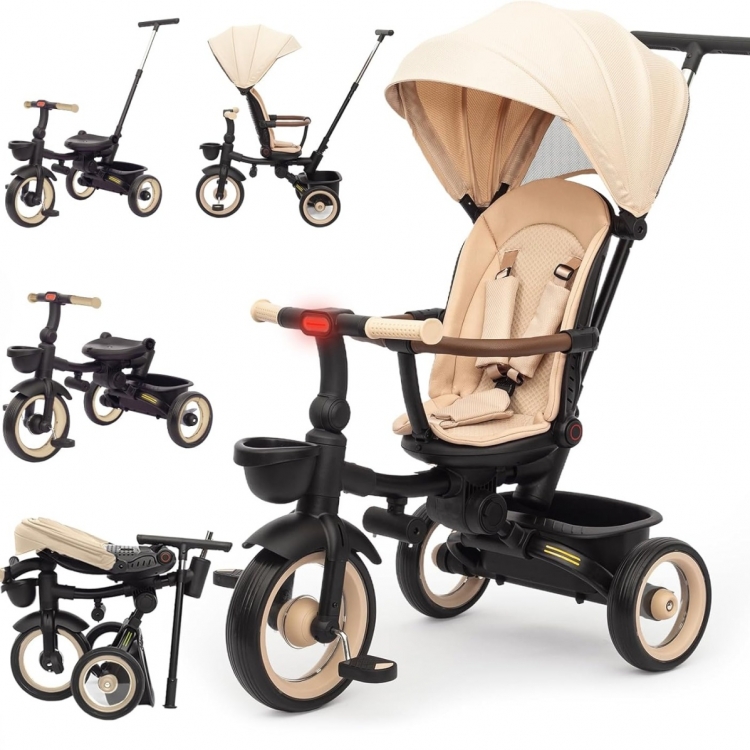 KIDILO 3123 TRICIKL, BEIGE