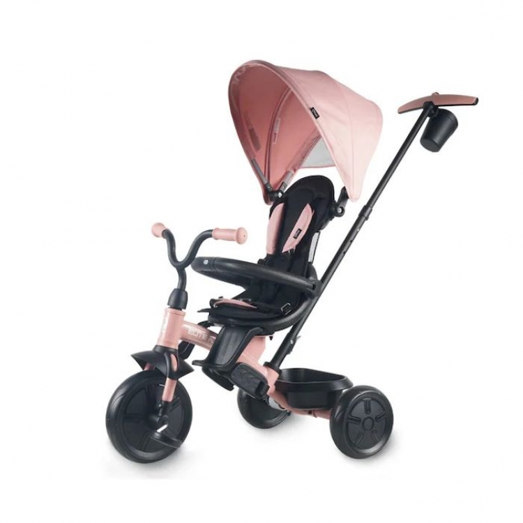 QPLAY Tricikl Elite Platinum, rozi