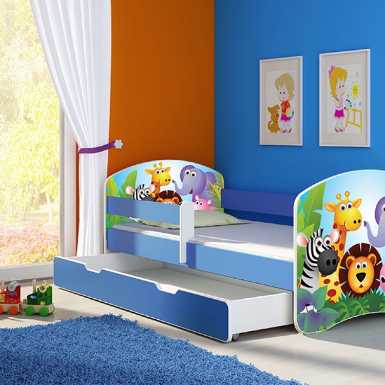 Krevet za djecu Blue sa fiokom 180x80 acma 2
