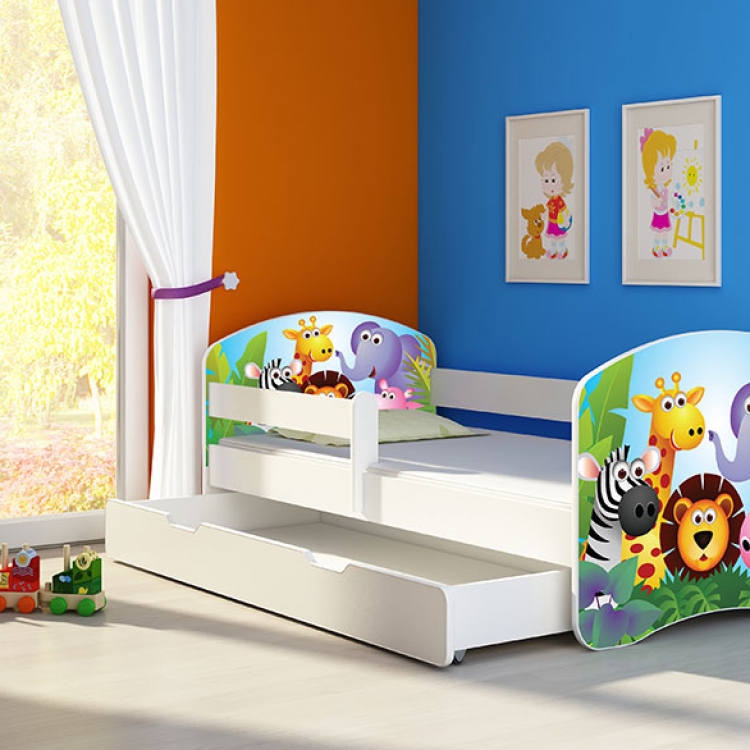 Krevet za djecu White sa fiokom 180x80 acma 2