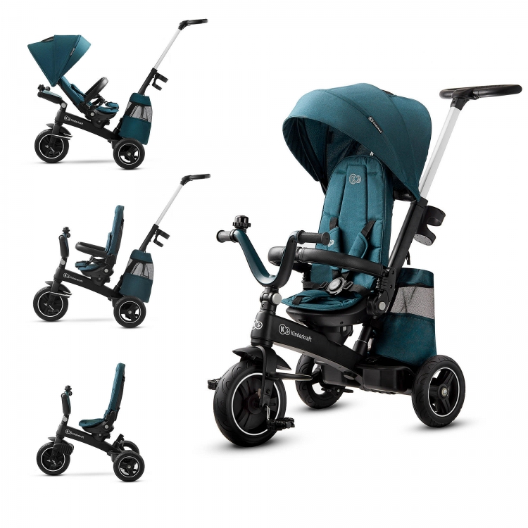 KINDERKRAFT TRICIKL EASY TWIST 2U1 GREEN